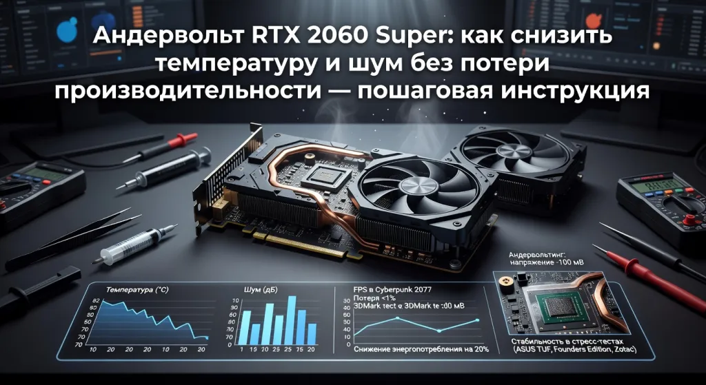 Андервольт RTX 2060 Super: как снизить температуру и шум без потери производительности — пошаговая инструкция