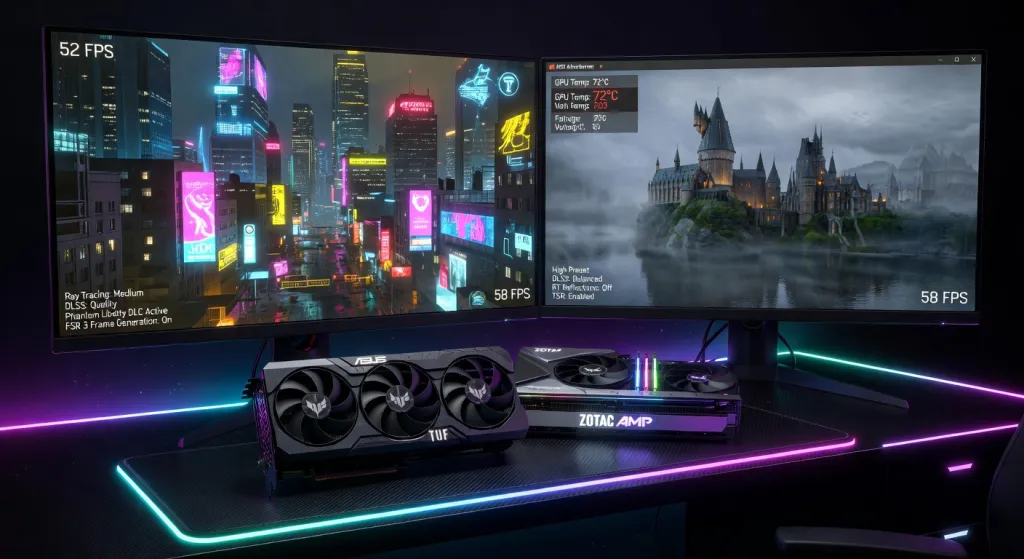 Видеокарта 2060 Super для Cyberpunk 2077, Hogwarts Legacy и других AAA-игр 2026: реальные настройки графики