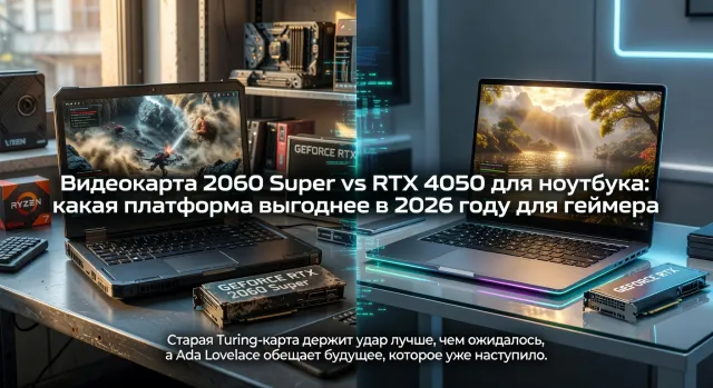 Видеокарта 2060 Super vs RTX 4050 для ноутбука: какая платформа выгоднее в 2026 году для геймера