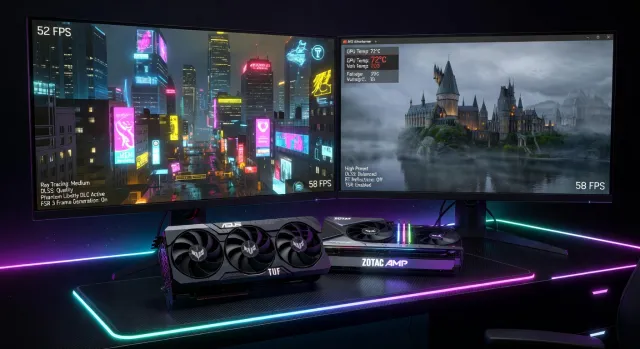 Видеокарта 2060 Super для Cyberpunk 2077, Hogwarts Legacy и других AAA-игр 2026: реальные настройки графики
